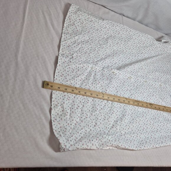 Perry Ellis Men's Size XLT Tall Shirt Short Sleeve button Up  White Stretch (01) - Picture 9 of 10